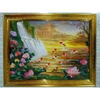 ราคา ภาพมงคลพร้อมกรอบรูป ปลาคราฟ 9 ตัว เสริมฮวงจุ้ย ขนาดภาพรวมกรอบ18x23นิ้ว (4780175938)