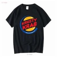 ราคา เสื้อยืด Span Krusty Krab bob ตลก Krabby Patty Burger King ล้อเลียน สไตล์วินเทจ แขนยาวหรือแขนสั้น ยืดหยุ่นได้ (53954944000)
