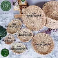 ราคา กล่องเก็บของ กระจาดหวายตะกร้าหวายวงกลมและวงรี ถาดหวายแท้ขอบเปีย ถาดใส่ผลไม้หวายแท้ ตะกร้าหวายสาน (4091442312)