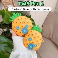 ราคา กรณี + หูฟังไร้สาย TWS Pro 2 Creative Pineapple House บลูทูธ Fone 5.0 Intra ชุดหูฟังคุณภาพเสียงสูงสําหรับ Android & iOS (53755661239)