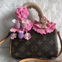 ราคา หูถักกระเป๋า ที่หุ้มหูกระเป๋า สปีดี้มินิ,นาโน งานhandmade ไหมคอตตอน (19267776933)