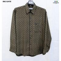 ราคา BIG GATE® แท้ อก45 เสื้อเชิ๊ตแขนยาวลายหลุยส์คลาสสิกสปอต (4449811013)