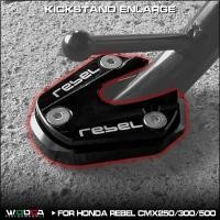 ราคา Kickstand Enlarge For Honda Rebel CMX250 CMX300 CMX500 2017-2023 for Rebel 250 500 300 Side Stand E (44553396483)