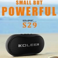 ราคา ลำโพงบลูทูธ KOLEER รุ่น S29 พร้อมส่ง Bluetooth Speaker ขนาดพกพา เบสแน่น เสียงดี (11781562279)