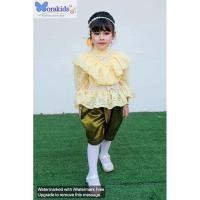 ราคา ลดราคาวันเดียวเท่านั้น ชุดไทยเด็กผู้หญิง ชุดไทยราคาถูก ชุดไทยร.5 ลูกไม้นิ่ม (24050615791)