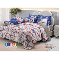 ราคา ลิขสิทธิ์แท้%DLD046: Yummy ลายน้องหมา ยัมมี่ : :Tulip Delight DIGITAL Print ชุดเครื่องนอนทิวลิปชุดผ้าปูที่นอน3.5,5,6ฟุต (1802136125)