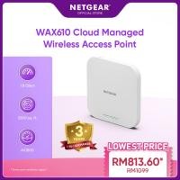 ราคา NETGEAR WAX610 Cloud Managed Wireless Access Point - WiFi 6 Dual-Band AX1800 (54100270322)