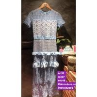 ราคา เดรสยาวลูกไม้ป้ายone&one/sz.s (12022566245)