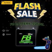 ราคา แบตเตอรี่ FB 65B24L (ส่งด่วนได้รับสินค้าวันนี้) 12V 52AH แบตเตอรี่แห้ง (28026169203)