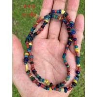 ราคา B 018 สร้อยคอ ลูกปัด เก่า ลูกปัด โบราณ ทวารวดี ลูกลม คละสี ความยาว 61 เซ็น (27613799626)