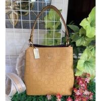 ราคา พร้อมส่ง coach บักเก็ต 10" แท้ 100% ใบใหญ่ มือสอง ใหม่มาก (4894426209)