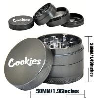 ราคา [จัดส่งวันนี้]ที่บดสมุนไพร 50mm 4 ชั้น Cookies Grinders เครื่องบดสมุนไพร (23562866222)