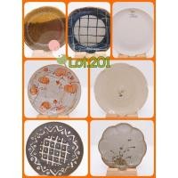 ราคา Lot.201จานญี่ปุ่น เซรามิค~ดินเผา จานแบ่ง จานรองกระถาง จานเซรามิค#ญี่ปุ่นมือสอง (21815985321)
