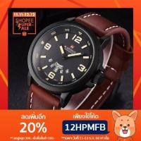 ราคา naviforce watch แท้ นาฬิกาข้อมือผู้ชาย เครื่องญี่ปุ่น สายหนังสีน้ำตาล รุ่น NF9028-BRO (293599770)