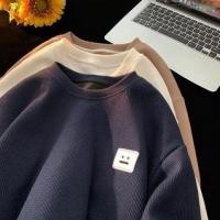 ราคา ((พร้อมส่ง) เสื้อยืดแขนสั้นลําลอง พิมพ์ลายวาฟเฟิล เข้ากับทุกการแต่งกาย สไตล์เกาหลี แฟชั่นฤดูร้อน สําหรับผู้ชาย (22146749466)