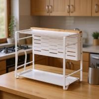 ราคา [ของแท้จาก​ IKEA]​ AVSTEG​ ชั้นวางของครัวอเนกประสงค์​ 40*21cm (47701251477)