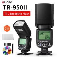 ราคา Triopo TR-950II แสงแฟลช Speedlite + G4 2.4G เกียร์ไร้สายสําหรับ Nikon Canon 650D 550D 450D 1100D 60D 7D 5D กล้อง (24089715375)