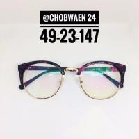 ราคา Chobwaen กรอบแว่นตาแฟชั่น วินเทจ เลนส์กรองแสงคอมพิวเตอร์ เลนส์HOYA มัลติโค้ต ออโต้ เปลี่ยนสี (418280481)