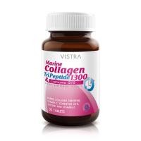 ราคา คอลลาเจน ไตรเปปไทด์ 30เม็ด Collagen Tri Peptide 1300 Vistra Marine 30 เม็ด (9802638580)