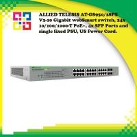 ราคา Allied Telesis AT-GS950/28PS V2-10 Gigabit webSmart switch 24x 10/100/1000-T PoE+4x SFP Ports (22582068746)
