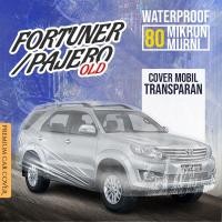 ราคา 80 MICRON THICKNESS TRANSPARENT ผ้าคลุมรถ FORTUNER VNT/OLD FORTUNER/OLD PAJERO กันน้ํากลางแจ้ง (28923800838)