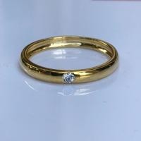 ราคา แหวนทองเกลี้ยง เพชรแท้ 0.05 กะรัต (2084453289)