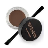 ราคา Authentic Makeup Revolution Brow Pomade พร้อมแปรงปลายคู่ (23068901353)