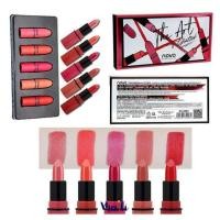ราคา พร้อมส่งNovo lipstick mini set 5 แท่ง (2006944935)