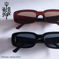 ราคา [HELLSCAPE] HSG-1 RECTANGLE FRAME GLASSES ANTI UV EYEGLASSES KOREAN FASHION STYLE VINTAGE RETRO CASSUAL UNISEX (25843475072)