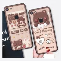 ราคา เคส Vivo V7 / V7 PLUS พิมพ์ลาย Brown - Pink Bear, Be@rick Bear, CUTEสุดๆ, CUTE (40463526145)