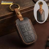 ราคา 6 Buttons Leather Remote Control Car Key Cover Holder for KIA Sedona Grand Carnival Sorento Shell Fob Key Case Protecti (27220893743)
