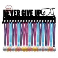 ราคา Sammi Never Give Up โลหะเหรียญ Hook ติดผนังผู้ถือกุญแจ 20 ตะขอสําหรับกีฬาเหรียญเสื้อ,หมวก,ผ้าเช็ดตัวตกแต่งบ้าน TH (46753302603)