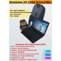 ราคา โน๊ตบุ๊คมือสอง ราคาถูก Notebook HP CQ45 Ram 4 G แบตเตอรี่เก็บไฟ อะแดปเตอร์ใหม่ ของแถมใหม่ทุกชิ้น (20337018216)