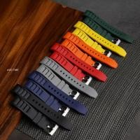 ราคา สายนาฬิกายาง Premium FKM มี Quick Release คุณภาพสูง นิ่ม ทน Vented Style คุณภาพดี ลายชัด สวย [V11] (26751721969)