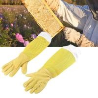 ราคา Rten ถุงมือป้องกันการเลี้ยงผึ้ง, แขนเลี้ยงผึ้งระบายอากาศผ้าป้องกันผึ้ง, ถุงมือตาข่ายสีเหลืองยาวหนังแกะ 1 คู่ N (50454957486)