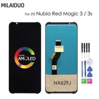 ราคา แผงหน้าจอสัมผัสดิจิทัล LCD 6.65 นิ้ว สําหรับ ZTE Nubia Red Magic 3 NX629J Red Magic 3S NX629J_V1S (22233992848)