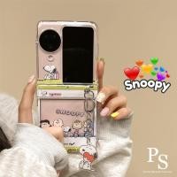 ราคา กรณีโทรศัพท์ฝาพับใสการ์ตูนเข้ากันได้กับ OPPO Find N3 N2 Flip Ins ลูกสุนัขน่ารักพร้อมโซ่ TPU ป้องกันตกปก (29453080629)