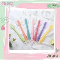 ราคา ไม้พายแบนสําหรับขูดและผสมผงซิลิโคนขึ้นรูปด้วยแกนสี เล็ก - 20.5ซม. (จัดส่งสีแบบสุ่ม) บูน เก็บ (40063529714)