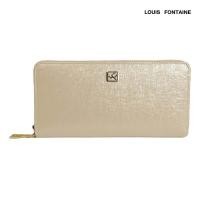 ราคา Louis Fontaine กระเป๋าสตางค์แบบยาวซิปรอบ รุ่น Lucky - สีครีม (29655045830)