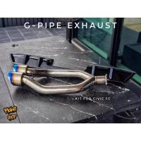 ราคา ท่อไอเสีย ท่อคู่ออกกลางยอดฮิต!! HONDA CIVIC FC / FK ตรงรุ่น แบรนด์ G-PIPE Exhaust (55954887118)