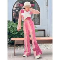 ราคา งานป้าย House of style ชุดเซตกางเกง เสื้อครอป+กางเกงขายาว มือ1 (25352170513)