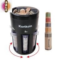 ราคา Ap PVC เครื่องคัดแยกเหรียญอัตโนมัติ 5-in-1 พร้อมที่ห่อเหรียญ - Qui & เครื่องนับเหรียญที่แม่นยํา, แบบพกพาเปลี่ยน Organizer Bank Jar ที่ (41228679999)