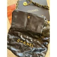ราคา กระเป๋า chanel 22 medium สีดำ มือสอง แถมฟรีกระเป๋าใบเล็กในภาพ (41211120116)