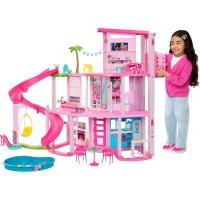 ราคา นำเข้าจาก บ้าน Barbie Dreamhouse Pool Party Doll House and Playset with 75+ Pieces, 45 in, Slide & Puppy Elevator (25043270996)