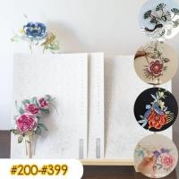ราคา (200- 399)แผ่นกระดาษแข็งพิมพ์ลาย -วัสดุสําหรับทําดอกไม้พันด้ายเข็มกลัดผมโบราณแฮนด์เมด (29242603084)