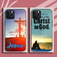 ราคา พระเจ้าพระเยซูคริสเตียนVerseสําหรับHuawei Nova 2i 3e 4 7 9 10 11 12 13 14 15Ultra Y6 7 8 9 กระจกนิรภัยSoftซิลิโคนBlackA07A (52355275847)