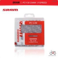 ราคา โซ่จักรยาน 11 สปีด พร้อมข้อต่อโซ่ SRAM PC1130 11SPEED 114/120LINK CHAIN (26876304695)