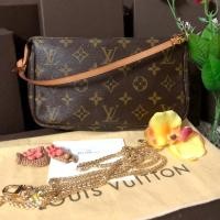 ราคา Lv monogram pochette แท้ (1791967747)