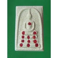 ราคา พระสมเด็จ วัดระฆัง กรุวัดพระแก้ว พิมพ์ใหญ่ เนื้อผง แตกลาย ฝังพลอยแดง ขนาด 2.5x3.8 cm (310169) (44278498892)