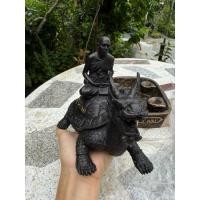 ราคา พระบูชาหลวงปู่หลิวนั่งเต่ามังกร ขนาด 3 นิ้ว ปี 66 วัดไร่แตงทอง เนื้อทองแดงรมดำ เดิมๆจากวัด (42901645391)